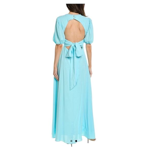 Women’s Alexia Admor IMOGEN Maxi Dress in Halogen Blue - Sz 8 - Picture 1 of 7